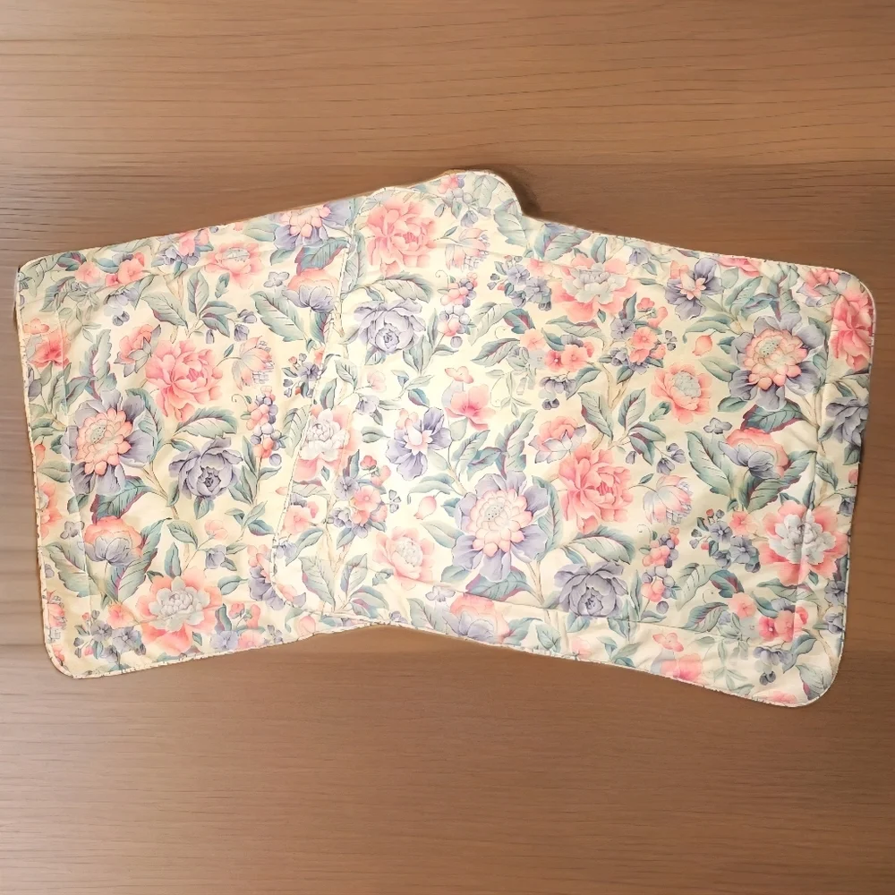 NWOT VTG Laura Ashley Standard Shams Pair | Structured Cottage Floral